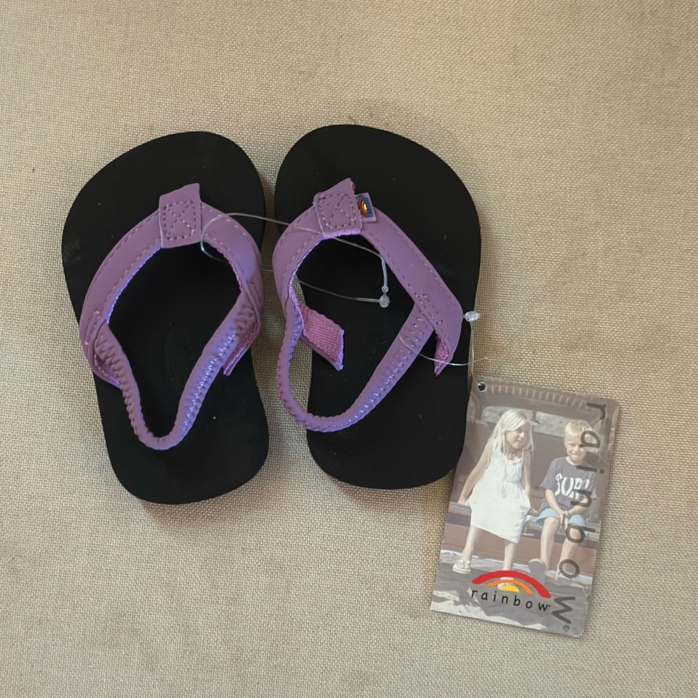 Rainbow Kids Purple Sandals